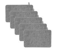 VOSAREA 5 Pièces Tapis De Siège De Sauna Gris Coussin De Sauna pour Douche Et Bain Isolant Thermique Tapis De Sol Lot