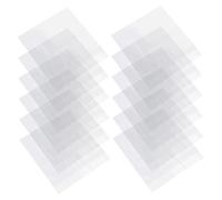 VOSAREA 50pièces Pochettes De pour Opp Transparent Housses De Rangement pour Disques Et Albums De Et Pratique