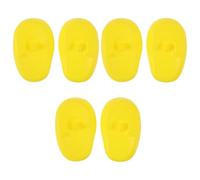 VOSAREA 6 Pcs Cache-oreilles de Coiffure en Silicone Faciles à Porter et Protecteurs pour Coloration et Lavage des Cheveux pour Hommes et Femmes