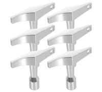 VOSAREA 6 Pièces e Tuning pour Batterie Alliage Aluminium Outil de Réglage pour Peaux de Caisse Claire et Set de Batterie Compatible avec Divers Modèles de Tambours