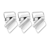 VOSAREA 6 Pièces Poignée de Caisse en Acier Inoxydable Pliable 7,5cm | Conception Rabattable Ergonomique, Réduit la Fatigue des Mains, pour Transport et Containers Lourds