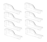 VOSAREA 8 pièces Lot de Couvre-Têtes pour Brosse à Dents Électriques Légers et Réutilisables pour Voyage Camping et Rangement Hygiénique