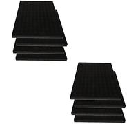 VOSAREA 8pièces Boîte à Bijoux Avec Inserts Éponge Pour Rangement De Boucles Oreilles Anneaux Et Broches Accessoires De Bijoux Pratiques Et Élégants