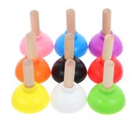 VOSAREA 9 Pièces Accessoire de Ventouse de Magicien Portable en Silicone et Bois, Mini Ventouse Mignonne pour Spectacles sur Scène et Réunions Décontractées, Design Plusieurs Styles