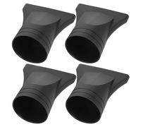 VOSAREA Accessoires pour Sèche-cheveux Embout Étroit Noir 4pcs en Plastique pour Performance Améliorée et Flux D'air Concentré Compatible 4-4,8 Cm