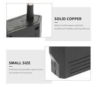 VOSAREA Adaptateur Européen de Voyage 6A Convertisseur Prise Secteur Ac220 Compact et Portable Compatible Prises US Italie et Europe pour Usage Professionnel et Domestique