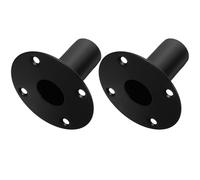 VOSAREA Alliage D'aluminium Support de Haut-Parleur 107x80mm 2 Pièces | Installation Facile, Usage Pratique, Démontage Rapide, Service Robuste, pour Studios et Spectacles sur Scène