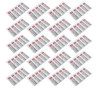 VOSAREA Autocollants Adhésifs pour Boîte aux Lettres 100pcs, Panneau Avertissement « Pas de Publicité », Installation Simple, Protection Boîte aux Lettres Extérieure et Intérieure