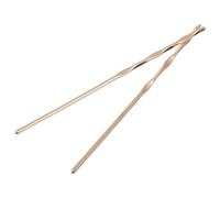 VOSAREA Baguettes à Cheveux en Cuivre Moulé Ondulé, Kit DIY 2 Pièces, Matériau pour Décoration Artisanale Hanfu, Accessoires Coiffure Traditionnels pour Cérémonie et Costume Ancien,