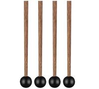 VOSAREA Baguettes de Batterie en Bois de 4 Pièces pour Instruments de Percussion et Xylophones, Texture Agréable, Confortables et Légères, Accessoires pour Musique