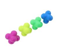 VOSAREA Balles de Réaction Hexagonales Améliore Coordination Main-œil et Agilité en TPR Lot de 4 pour Entraînement Sportif Lors des Exercices sur Terrain ou Mur Individuel
