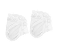 VOSAREA Bandeau pour Cheveux en Dentelle Blanc, Léger et Confortable, Style Romantique et Féminin, Foulard Mignon pour Cheveux, 1 Paire pour Femmes