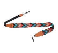 VOSAREA Bandoulière Réglable pour Ukulélé Double Crochet en J, Sangle en Nylon Multicolore, Longueur Ajustable Maintien Ferme et Confortable