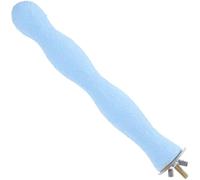 VOSAREA Bâtonnet Arénacé pour Perruches Support en Bois et Vis Intégrée, Accessoire Sûr pour Ponçage des Griffes et Entretien des Oiseaux en Cage Couleur Aléatoire