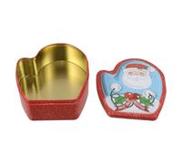 VOSAREA Boîte à Biscuits en Fer-Blanc Forme Moufles de Noël Boîte Présent Festive pour Bonbons et Friandises Rangement Décoratif Robuste pour Fêtes de Saison Capacité Moyenne