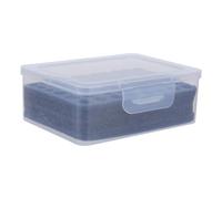 VOSAREA Boîte de Rangement Anti-poussière pour Piles AA et AAA en Plastique PP, Compacte et Empilable avec Compartiments Multiples, pour Bureau et Voyage