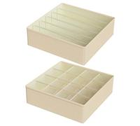 VOSAREA Boîte De Rangement Empilable Pour Chaussettes Et Sous-vêtements Organiseur De Soutiens-gorge Et Chaussettes Pliable Et Bien Rangé