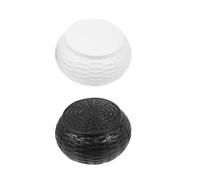 VOSAREA Boîte de Rangement Facile à Transporter en Plastique Blanc pour Pièces D'échecs et Protège Les Pièces, 1 Paire Adaptée aux Jeux de Société