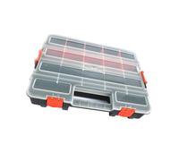 VOSAREA Boîte de Rangement Poignée en Plastique PP pour Vis | Cloisonnement Amovible, Loquet Robuste, Organisation par Catégories, Format Portable pour Composants