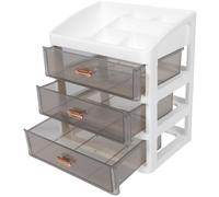 VOSAREA Boîte De Rangement pour Cosmétiques avec Tiroirs Présentoir De Maquillage pour Chambre à Coucher Et Bureau