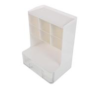 VOSAREA Boîte De Rangement pour Cosmétiques Papeterie De Bureau Organiseur De Maquillage 4 Compartiments Porte-Stylo De Bureau