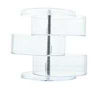 VOSAREA Boîte De Rangement Rotative en Plastique À 3 Niveaux pour Maquillage