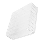 VOSAREA Boîte De Rangement Transparent pour Maquillage Organisateur De Fards à Paupières avec Compartiments Amovibles Et Design Pratique