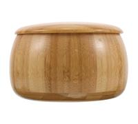 VOSAREA Boîte Range Échecs en Bois avec Couvercle, Grand Bol en Bois Élégant pour Protéger et Stocker Les Pièces de Jeu, pour Jeux de Société et Parties Décontractées