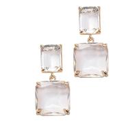 VOSAREA Boucles D’oreilles Gouttes en Cristal 1 Paire Aiguilles en Argenté 925, Bijoux Élégants pour Femmes, Accessoire Fête et Quotidien, Décoration Auriculaire Raffinée