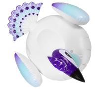 VOSAREA Bouée Licorne Gonflable en PVC Portable Fauteuil Inclinable Flottant pour Piscine et Vacances la Plage en Été, Accessoires de Piscine pour Adultes Couleur Couleur Aléatoire