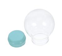 VOSAREA Boule À Neige en Verre avec - Boule À Eau Transparente Remplissable De 45 Mm pour Décoration De Noël - Pot Vide pour Mariage, Maison, Bureau Et Magasin
