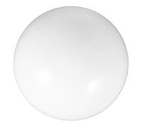 VOSAREA Boules Décoratives en Acier Inoxydable Décoration De Pièce Maîtresse Ornement De Jardin Réfléchissant Boule Décorative à Suspendre Sphère D'ornement Polie Boules Topiaires Blanche