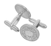 VOSAREA Bout De Manchette Rétro Accessoires De Costume pour Hommes Bijoux De Costumes Formels pour Hommes Clous De Smoking Clous De Chemise De Smoking Cuivre