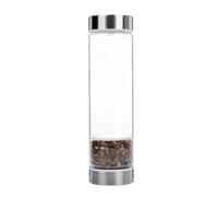 VOSAREA Bouteille D'eau en Cristal de Quartz Base Amovible en Cristal, Verre Facile à Laver pour Hydrothérapie, pour Anniversaire ou Vacances Couleur Couleur Aléatoire Plusieurs styles