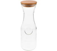 VOSAREA Bouteille en Verre de 1000ml Réutilisable pour Jus et Lait, Facile à Remplir et Bien Scellée, pour Conserver Boissons Maison Réfrigérateur