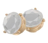 VOSAREA Boutons de Manchette Décoratifs en Alliage Doré Scintillants, 1 Paire D’Accessoires D’Affaires Élégants pour Chemise, pour Événements Formels et Tenues de Soirée