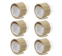 VOSAREA Bracelet de Ornement à Paillettes Or pour Demoiselles D'honneur, 6pcs, en Plastique Réutilisable, Confortable à Porter, pour Mariage et Anniversaires