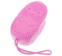 VOSAREA Brosse de Bain en Silicone Pourpre Multi-usages, Facile à Saisir, Usage Domestique, Épurateur de Dos Doux