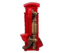 VOSAREA Cabine Téléphonique Vintage : Modèle De Téléphone À Cadran Rotatif En Résine Décorative - Pour Décoration D'intérieur Antique, Ornement Rétro, Style Classique