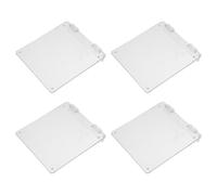 VOSAREA Cache-interrupteur pour Thermostat Central de Climatisation 4pcs en Plastique, Couvercle de Protection Élégant 86 Type, Facile à Installer, pour Camping et Maison