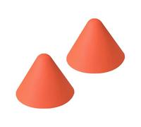 VOSAREA Cache-poignée en Silicone Antidérapant pour Casserole, Protection Thermique Orange, Lot de 1 Paire, Accessoire Utile Cuisine à Domicile