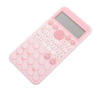 VOSAREA Calculatrice Scientifique Calculatrice de Fonctions Rose, Écran Large 12 Chiffres, PS, Lecture Facile, Synchronisation Supports Pédagogiques, pour École et Concours Mathématiques,