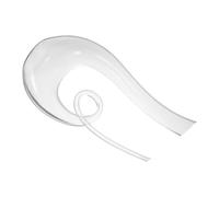 VOSAREA Carafe à Décanter Vin en Verre Transparente de 1300ml Fond Plat, Design Créatif pour Améliorer le Bouquet Goût, Petite Carafe Unique pour Entreprise