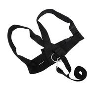 VOSAREA Ceinture de Soutien Noir la Formation Bande de Résistance Poids, Polyester Supporte Jusqu'à 100kg, pour L'entraînement Football et Basketball