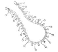 VOSAREA Chaîne de Chaussure en Strass Breloques à Strass et Gland, 1 Paire pour Bottes et Talons, Accessoire Bijou Élégant pour Femmes et Adolescentes, Décoration de Chaussures D'été