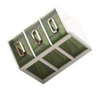 VOSAREA Coffret de Rangement à Tiroirs en Plastique Vert, Résistant la Chaleur, Léger, Organisateur de Bureau pour Maquillage et Accessoires de Bureau