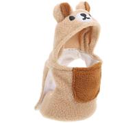 VOSAREA Combinaison de Vol pour Oiseaux Hiver Épaissie Tenue de Perroquet Ours Chaud Sweatshirt Confortable pour Calopsittes et Perruches