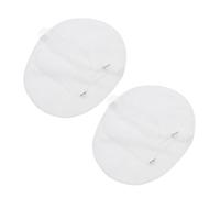 VOSAREA Coussinets Blanc Anti-transpiration pour Femmes en Polyester Absorbants et Protecteurs Aisselles, Adaptés aux Blouses et T-shirts