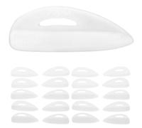 VOSAREA Coussinets Isolants pour Cils en Silicone Blanc 10 Paires Réutilisables pour Lifting et Stylisation des Cils Accessoire pour Extensions et Rehaussement