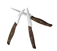 VOSAREA Couteaux à Fruits en Acier Inoxydable 3 Pièces Kit de Sculpture de Fruits pour Découpe Créative Outil de Sculpture Multifonction Cuisine